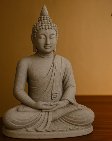Modern Buddha Statue – 3D Print STL Model